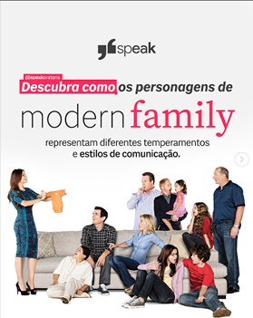 Carrossel de social media da Speak